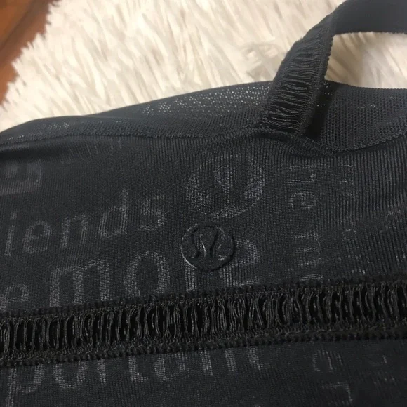 Lululemon Tank Top-Black-Size 2 -Good Condition - Picture 8 of 12
